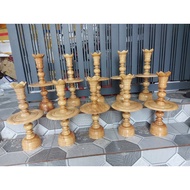 Altar lamp standbag - Wooden lamp stand 30-40-50-60 high, beautiful model cm 4FV