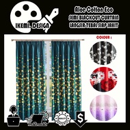 #81 C116-C145 LANGSIR (120*220cm) Hook &amp; Rod Type 2 Features in 1 Curtain / Semi Blackout Curtain / Pintu Door Curtain