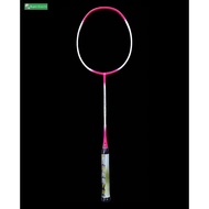 【ORIGINAL】 Apacs Nano Fusion Speed 722 Badminton Racket -Pink White (1 Pcs)