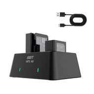 LIMETA NP-FZ100 NP-FW50 NP-BX1 Fast Camera Battery Charger 25W Dual Port Charging Station Compatible