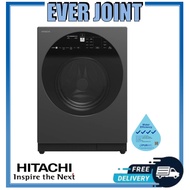 Hitachi BD-120XGV [12Kg] Inverter Front Load Washer - AI Wash, Auto Dosing System