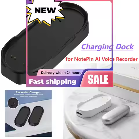 Magnetic Charging Dock For PLAUD Notepin AI Voice Recorder Replacement Charging Stand For PLAUD Note