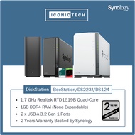 Synology DS124 DS223J Nas BeeStation 4TB or 0TB or Optional Bundles with HDD