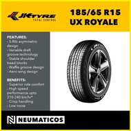 ♞JK Tyre 185/65 R15 4PR UX Royale Passenger Car Radial (PCR) Tubeless Tires, Made in India