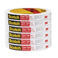 Scotch Tissue Tape 12 MM X 10 Y 3RL/PH 12 MM. X 10 Yards Pack Of 6