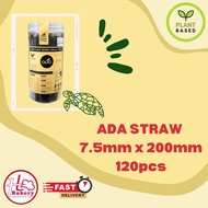 ADA EDIBLE STRAW PLANT BASED INGREDIENTS , BIODEGRABLE AND TASTELESS