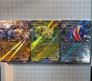 Pokémon card TCG EX牌組 甲賀忍蛙 新葉喵 路卡利歐 Trainers Camp