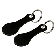 2Pcs Metal Shopping Trolley Token Keyrings Shopping Trolley Removers for Shopping Carts