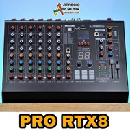 Recording Tech Rt Pro Rtx8 Pro Rt X8 8 Channel Usb Mixer Audio New