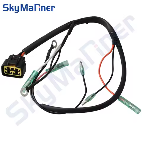 6F5-82590 Wire Harness Assy 6F5-W8258 For Yamaha Outboard Motor 2T 40HP 40J 40G E40J E40G 6F5-82590-