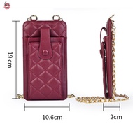 SG2 New Handphone Bag Women Sling Bag Wallet Woman Lingge Sweet Crossbody Phone Bag Multi Card Zip Purse.