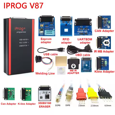 Best Quality V87 Iprog+ Key Programmer Support IMMO + Reset Iprog Pro Till 2019 Replace Carprog