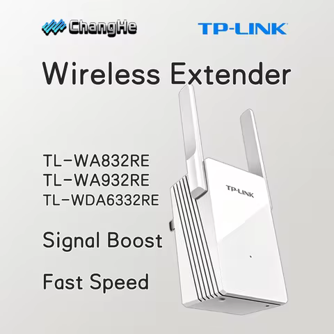 TL-LINK High-Speed Wireless Extender Full Coverage Network Bridging Relay WA832RE/WA933RE/WDA6332RE