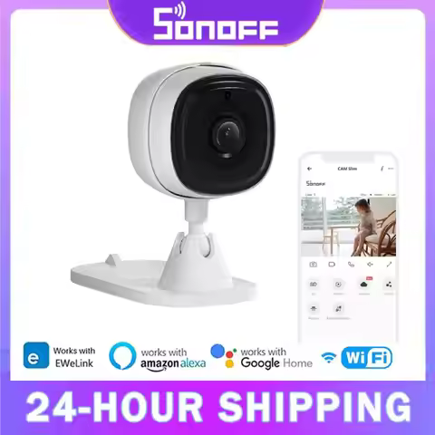 SONOFF 1080P HD Wi-Fi IOT Camera CAM Slim Smart Home Security Motion Detection Alarm Scene Linkage V