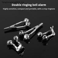 F1MY 5/10Pcs Fishing Alert Bell Clip Stainless Steel Fish Bite Sound Alarm Fishing Rod Clamp Ring Fe