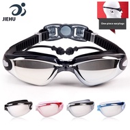 Swimming Goggles Waterproof Anti-fog Electroplated Swimming Glasses with Degree Myopia Swimming Gogg