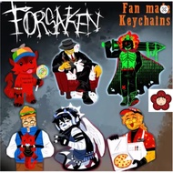 Forsaken Acrylic Keychain Mafioso, 1x1x1, 007n7, Two Time, Elliot,Cute cartoon game Character pendan