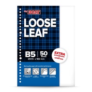 Loose Leaf B5 Contents 50 Sheets Binder Paper File Paper B5 26 Plain Rings