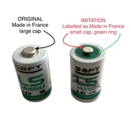 ORIGINAL SAFT LS14250 Battery Lithium Thionyl Chloride 3.6V 1200mAh for PLC CNC Machine (LS 14250 Ma