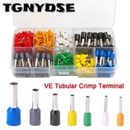 TGNYDSE 300/400/700PCS Crimp Terminals E4012 E2512 E6012 E1510 Durable Boxed Insulated Terminator