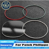 For Nautilus Sapphire Glass Waterproof Ring Patek Philippe 5980 5712 5614 5726 5164 5060 5167 Watch 