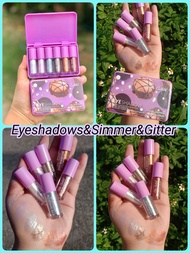 💜แบ่งขายทาตาไฮไลด์แท่ง(1แท่ง&ยกเซ็ต6แท่ง/คละสี💎Eyeshadows&simmer&gitter💎สีสวย_แน่น_ฉ่ำ