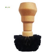 Suitable 51mm/54mm Coffee Machine Portafilter Brush,Wooden Handle Coffee Powder Bowl Cleaning Brush 