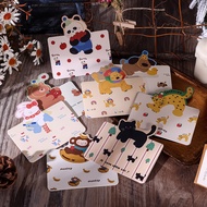 Animal-shaped birthday greeting card Children's Day June 1, March 8, Wanhy students