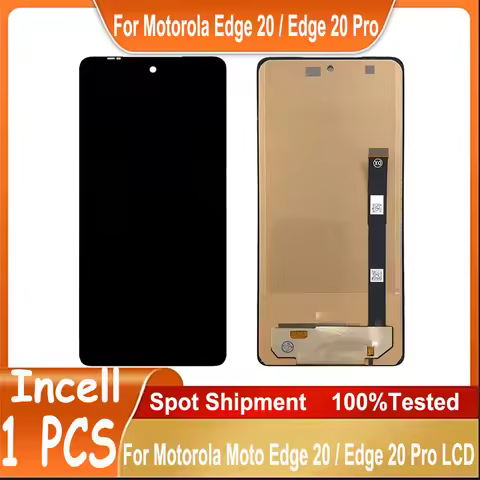 6.7" incell For Motorola Moto Edge 20 LCD Display Touch Screen Digitizer For Moto Edge 20 Pro XT2153