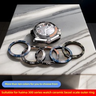 For Omega Seamaster 300 High Quality Ceramic Watch Bezel  Replace Colorful Luminous ring Watch Acces