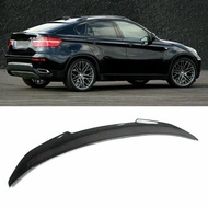 Auto Accessories Carbon Fiber Rear Trunk Spoiler Wing Fit for BMW X6 Series E71