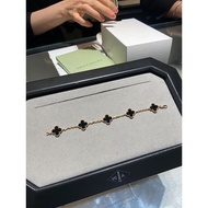 【Pawnable】 (Vca)Van Cleef Black Pork Belly Bracelet