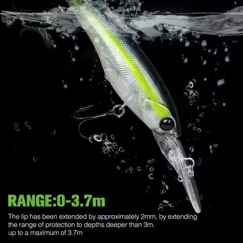 TSURINOYA Max 3.7m 60SP 5.7g Suspending Minnow Fishing Lure Explorers SHAD Long Casting Hard Bait Fo