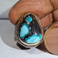 TURQUOISE HUBEI XINJIANG TOSCA EST DIMbiru 17x11.5x6.5 Ring 8