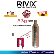 Life jacket Refill CO2 gas 33g co2 cartridge for life jacket