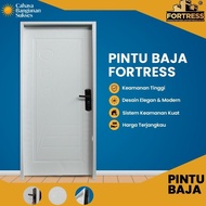 (Packing Peti Kayu) PINTU BESI BAJA FORTRESS ORIGINAL 80X200