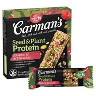 Carman`s Kitchen - 【原箱優惠】開心果覆盆子蛋白質條30g (不含麩質) (5條) Raspberry & Pistachio Protein Bar [果仁穀物棒 燕麥條 蛋白條 