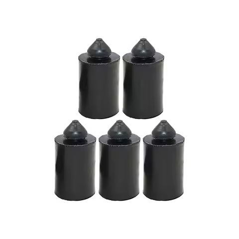 5Pcs Black Rubber Car Trunk Lid Protector Rubber Buffer Hood Bumper Door Overslam Shock Absorber Pad
