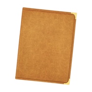 [tenlzsp0bc] Restaurant Menu Cover, Menu Holder, Elegant, Transparent, A4 Size, 12 Views, for Bar, C