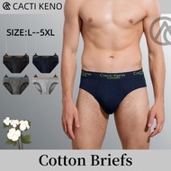 Cacti Keno 4Pcs Cotton briefs for men plus size antiperspirant Seamless belt Men's underwer