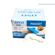 WATER FAUCET 1/2" and 3/4" ONO 901, ONO 8025, 8016
