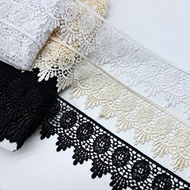 <0.5meter> LC91322 2.5inci Chemical Lace Border Lace Renda Baju