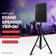 TaffSTUDIO Floor Tripod Stand Speaker Audio System 8-15 Inch 1.8M - SPS-502M - Black
