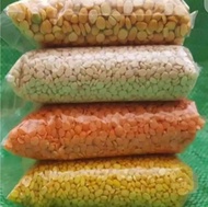 Premium Quality  DAAL Pack of 4 (500g each) Hygienic Pack "Dal Chana - Dal Masoor - Dal Moong - Dal 