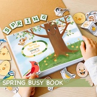 PDF] Spring Preschool Busy Book Quiet Book Kids Activity Printable PDF Montessori Toddler安静书