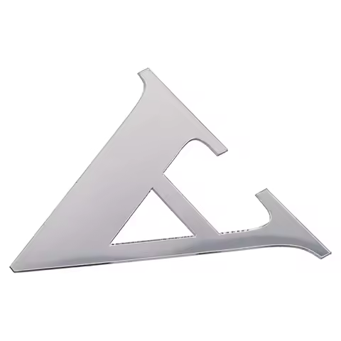 English Alphabet Mirror Wall Sticker Party Decoration Acrylic Art Wall Decal 10cmx8cmx1cm 26 Letters