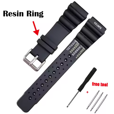 Diver Rubber Resin Strap for Seiko for Citizen 20/22/24mm Sport Watch Band ND Limits Bracelet Access