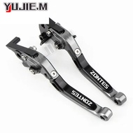 รถจักรยานยนต์สําหรับ ZONTES 310X 310R 310V 310T ZT250R efit พับปรับเบรคคันโยกเบรค Fracture ทน Handle