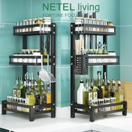 ✠❒NETEL Kitchen Rack Kitchen Accessories  Kitchen Organizer Spice Container Rack Organizer Seasoning