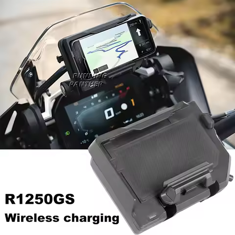 For BMW R1250GS ADV Wireless Charge Mobile Phone Navigation Bracket R 1250 GS R1250 GS Motorcycle Wi